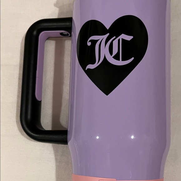 Juicy Couture Lavender Tumbler with Black Heart - Picture 5 of 8